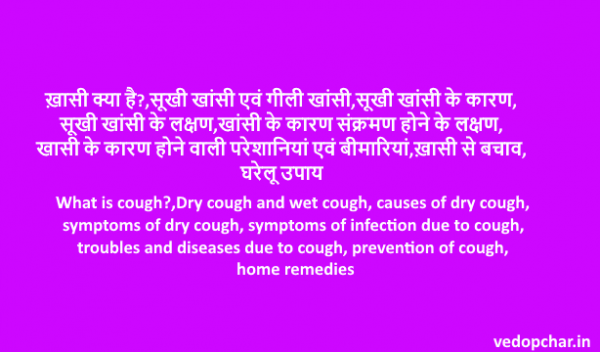 Cough in hindi ख़ासी क्या है?कारण,लक्षण,बचाव,घरेलू उपाय