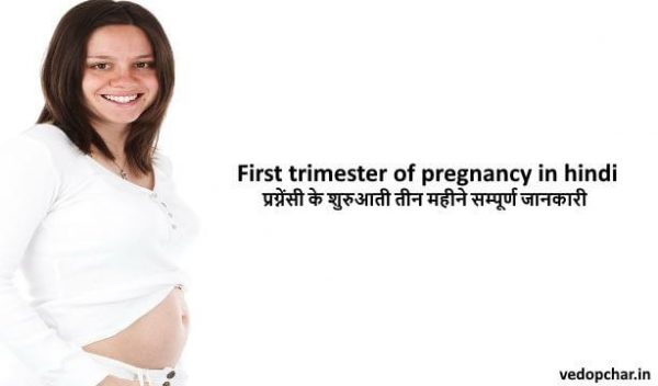 First trimester of pregnancy in hindi:प्रग्नेंसी के शुरुआती तीन महीने सम्पूर्ण जानकारी