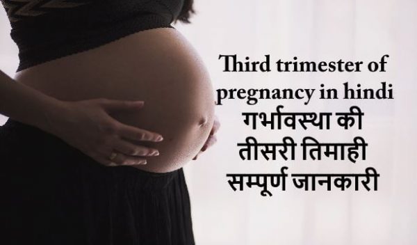 Third trimester of pregnancy in hindi:गर्भावस्था की तीसरी तिमाही..